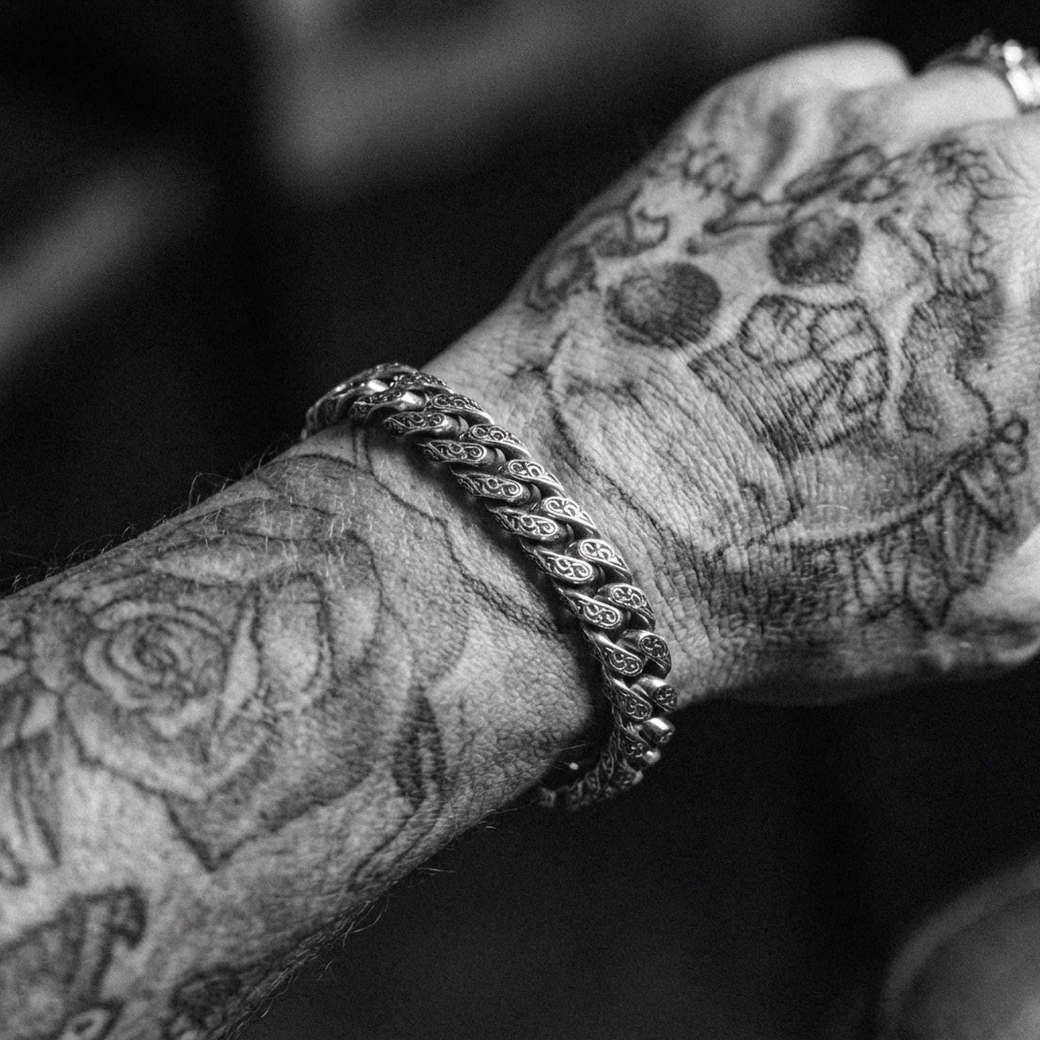 ANCIENT CUBAN. - 925 STERLING SILVER - Image 2
