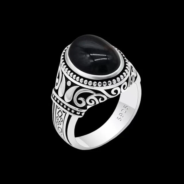 BLACK EYES. - 925 STERLING SILVER - Image 3