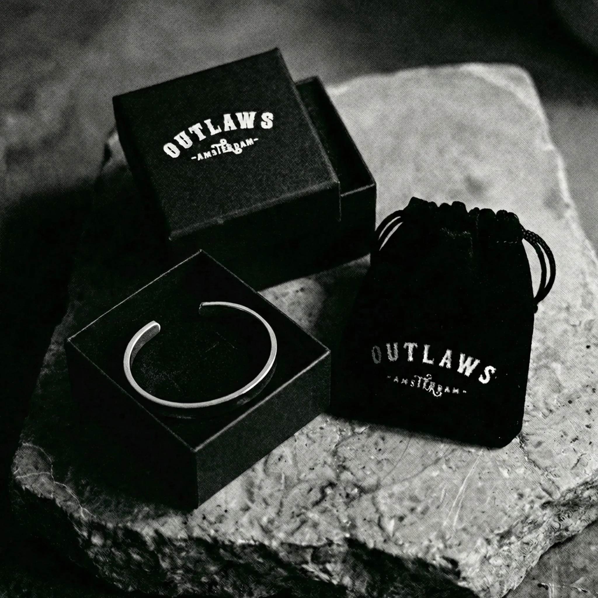 CLEAN BANGLE. - 925 STERLING SILVER - Image 4