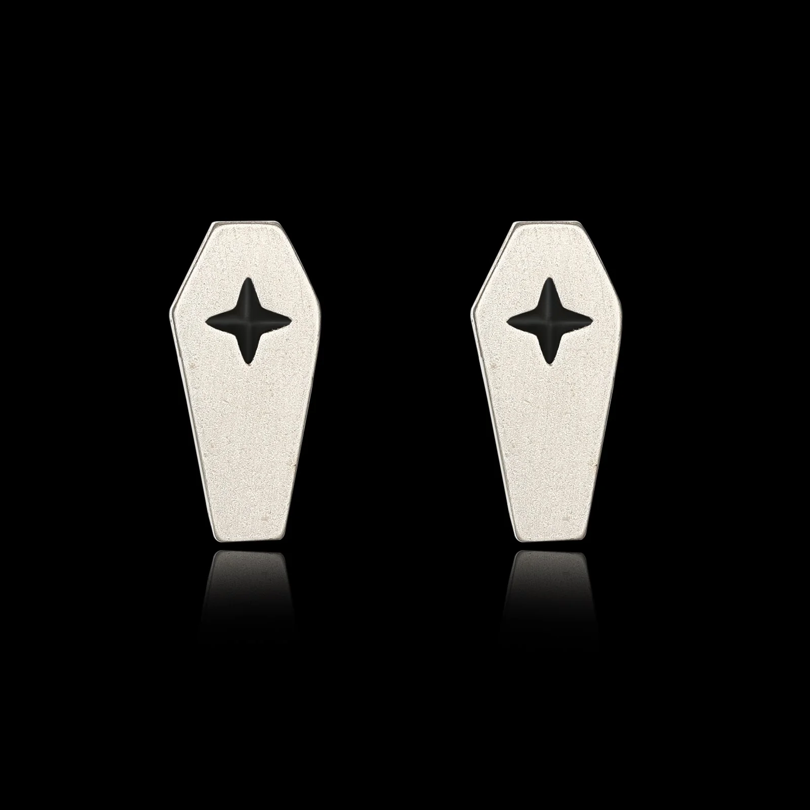 COFFIN STUDS. - 925 STERLING SILVER - Image 3
