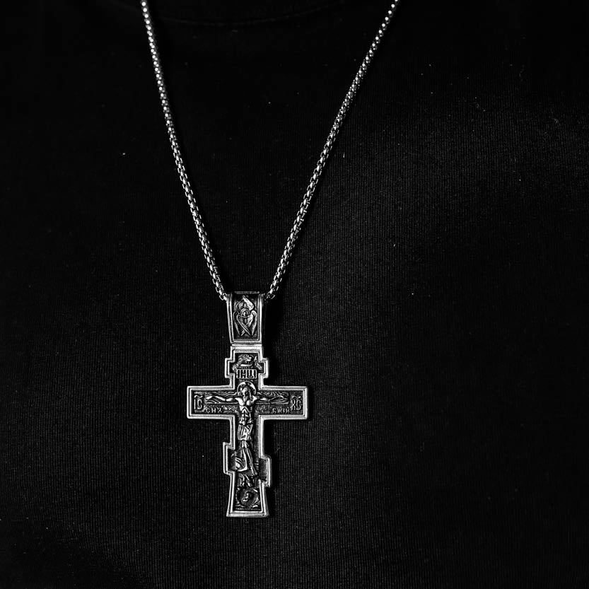 DARK JESUS CROSS. - GOLD - Image 4
