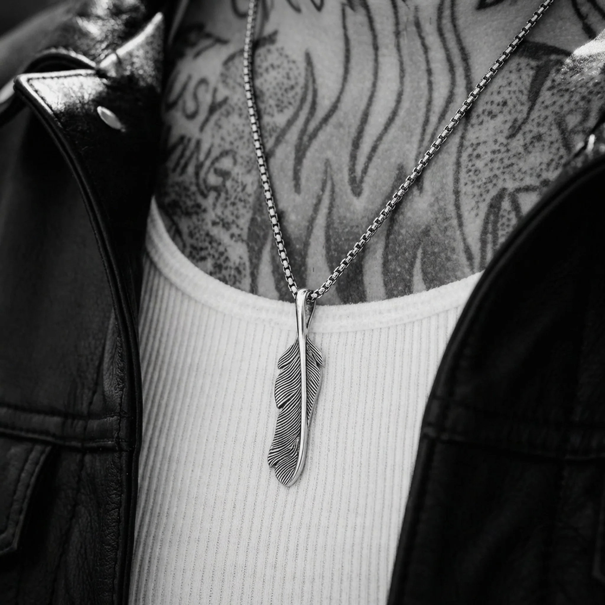 LAST PLUME. - 925 STERLING SILVER - Image 2