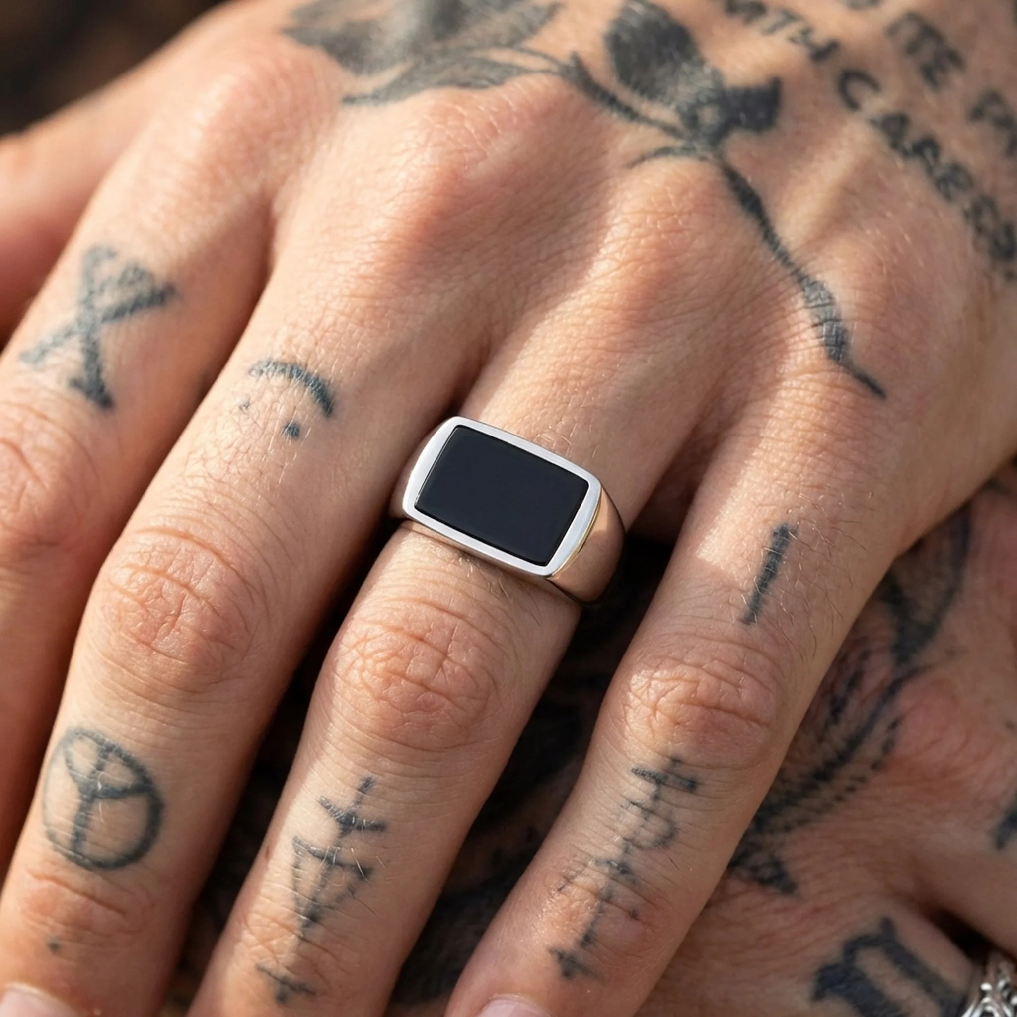 REBEL ONYX. - 925 STERLING SILVER - Image 3