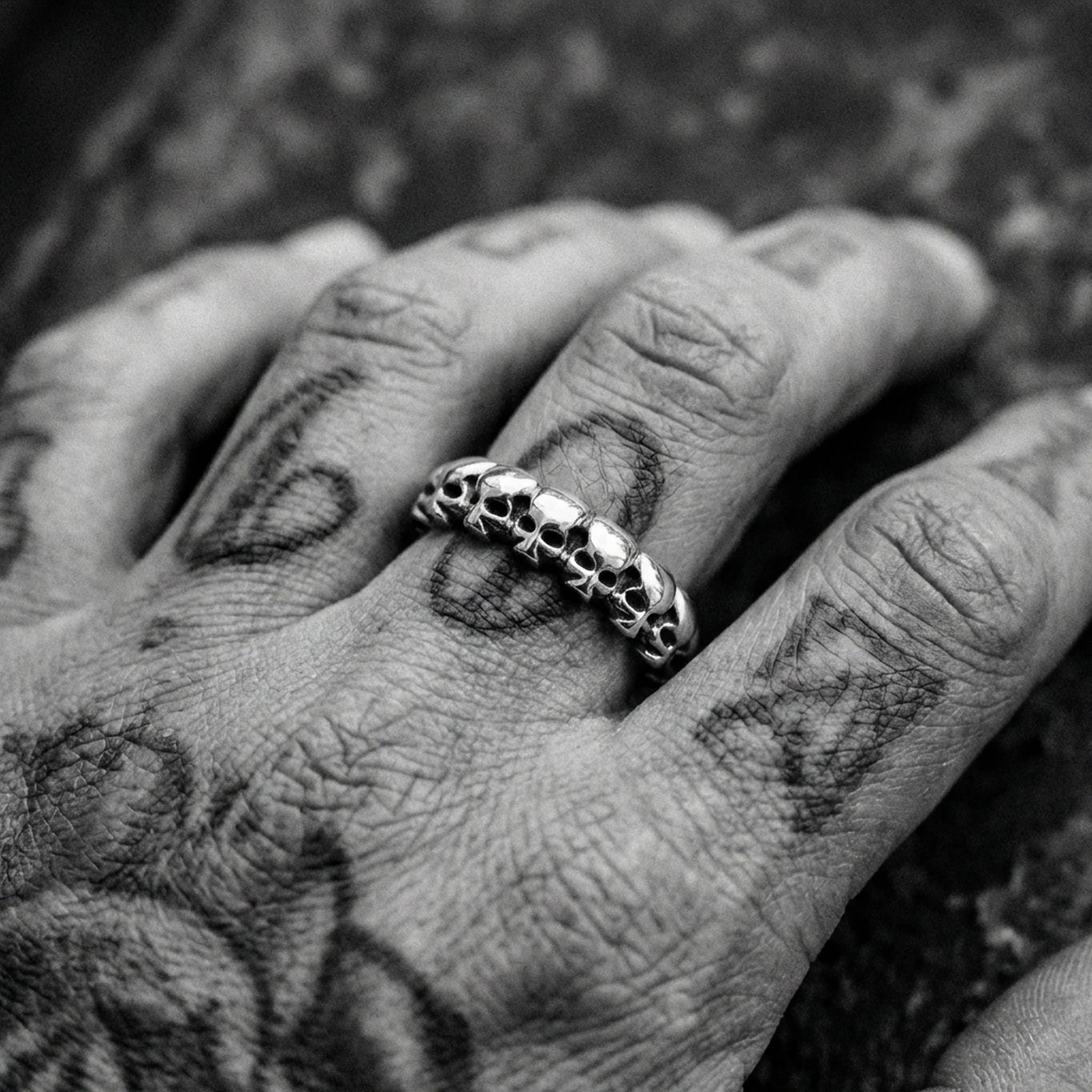 SKULLS. - 925 STERLING SILVER - Image 2