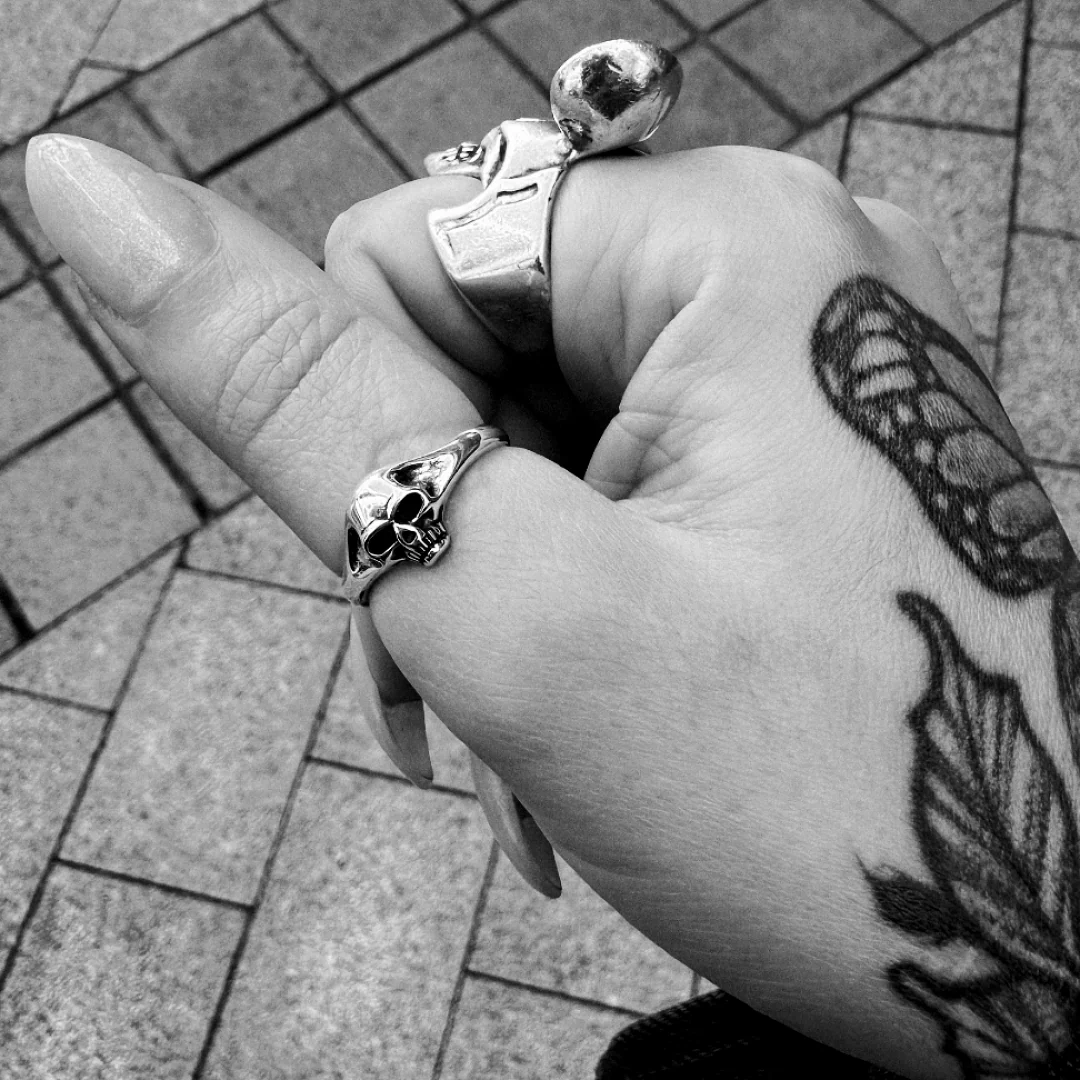SKULLY. - 925 STERLING SILVER - Image 4