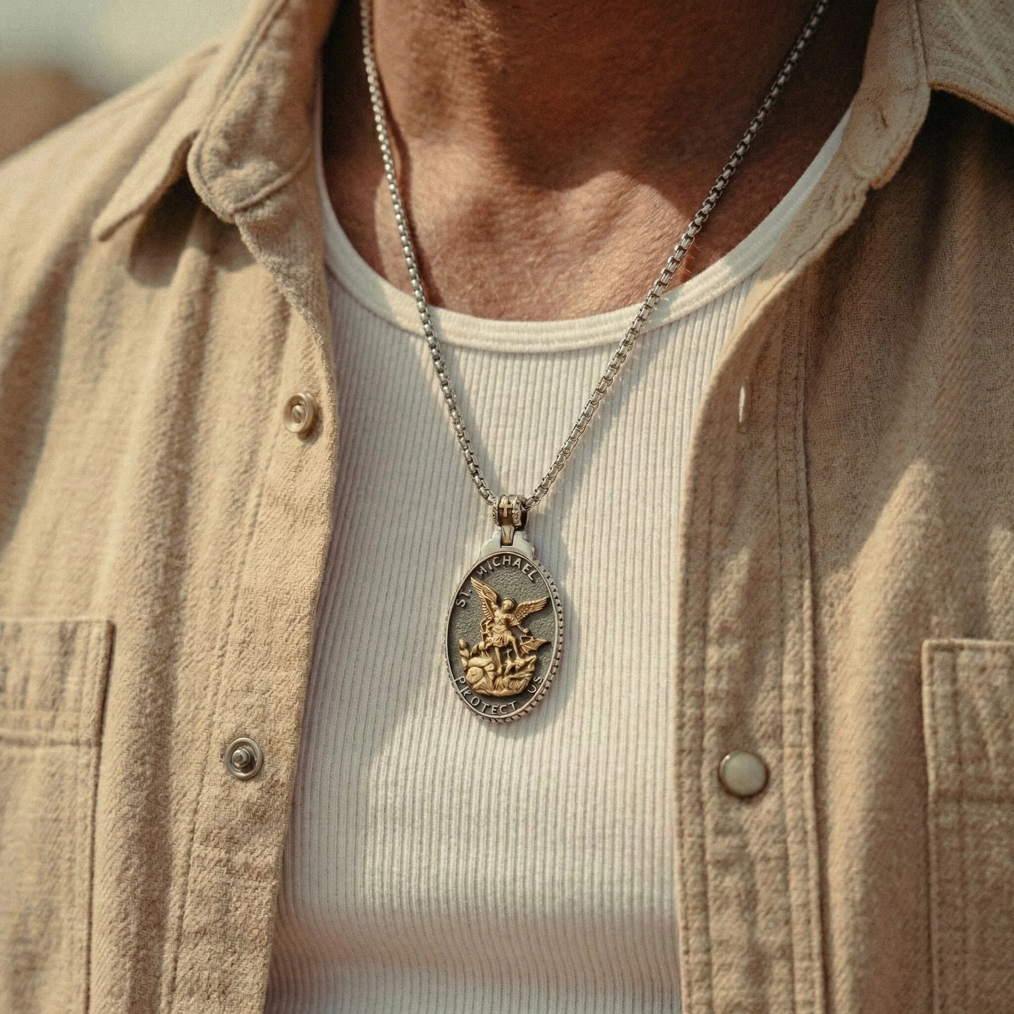 ST. MICHAELS BADGE. - Image 4