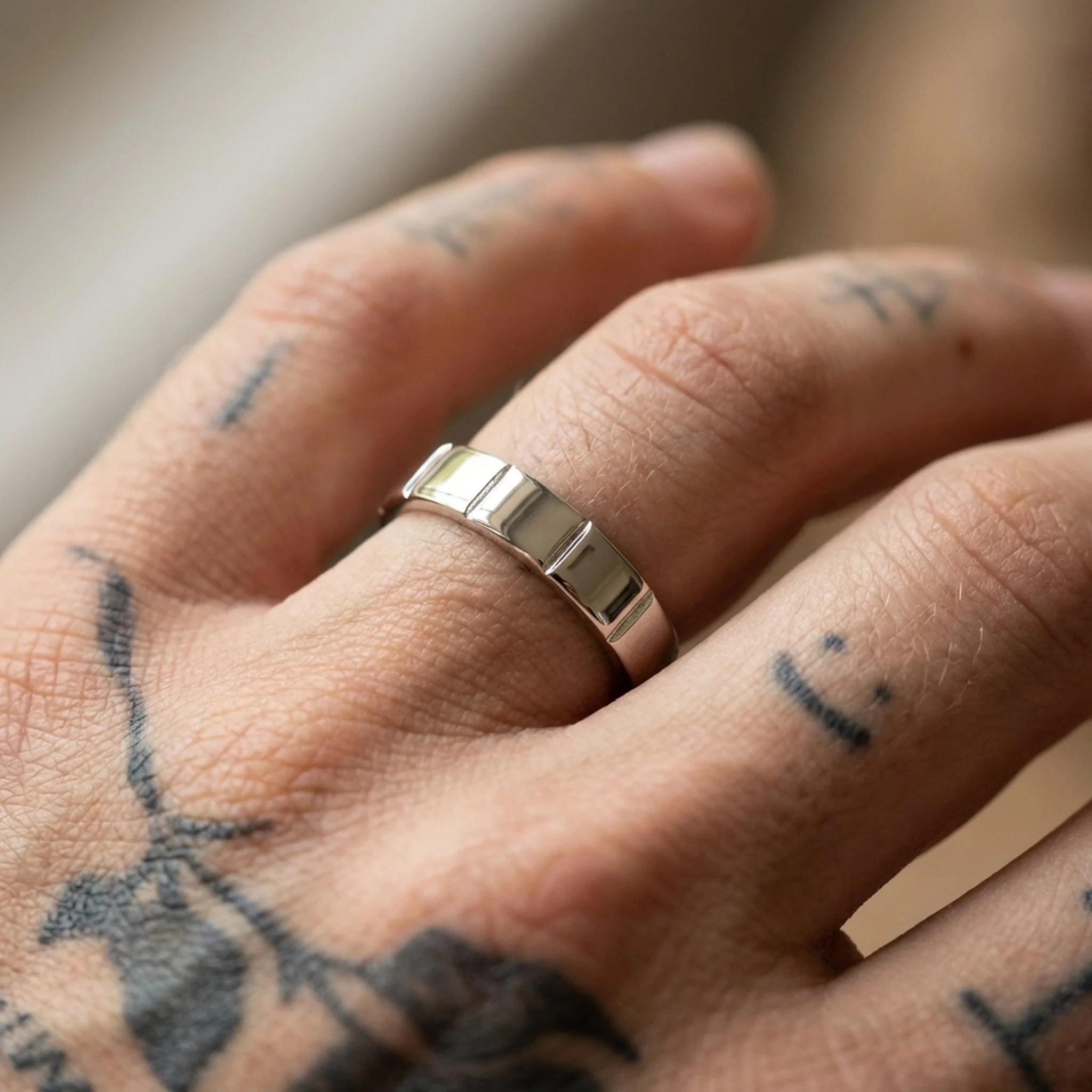 THE STACKER RING. - 925 STERLING SILVER - Image 4