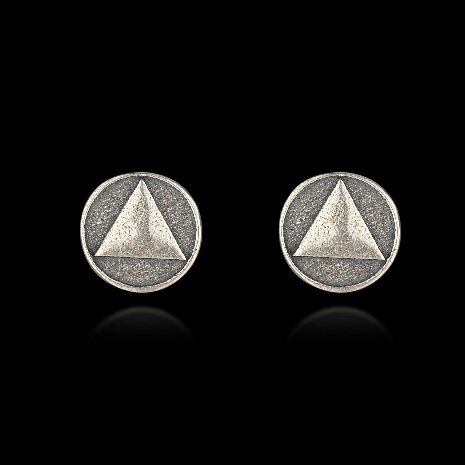 TRINITY STUDS. - 925 STERLING SILVER - Image 3